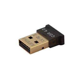SAVIO BT-040 USB 2.0 Bluetooth 4.0 Adapter, kleiner schwarzer USB-Dongle zum Verbinden von Bluetooth-Geräten mit Ihrem Computer - Bluetooth-Adapter