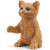 Schleich Farm World Orange Kitten, a small orange kitten sitting with its paw raised