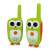 BUKI Walkie Talkie Junior Bagoly Design Gyerek Játék Zöld