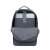 RivaCase Prater 15.6 inch laptop backpack, dark gray, open view with laptop compartment