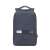 RivaCase Prater 15.6 inch laptop backpack, dark gray, front view with phone pocket