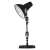 Emos Dustin black desk lamp, side view