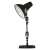 Emos Dustin black desk lamp, side view