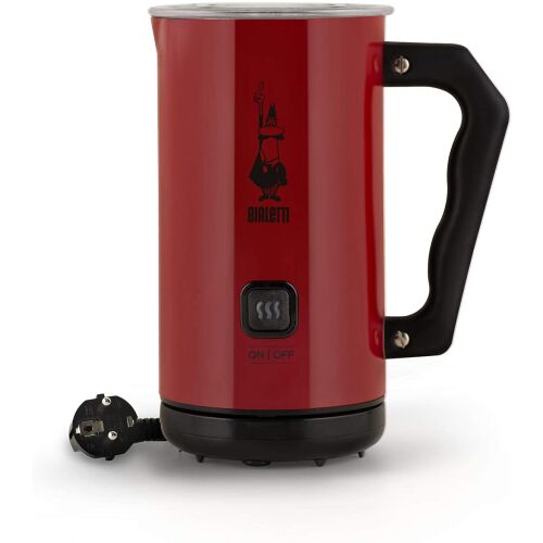 Bialetti piros tejhabosító, 300ml kapacitás, automata elektromos cappuccino készítő