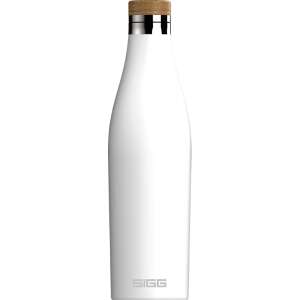 SIGG Meridian 500ml Fehér Rozsdamentes Acél Vízpalack Bambusz Fedéllel - Sigg