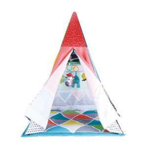 Meying 3-türiges buntes Spielzelt mit Rassel, Baby-Spielzelt, Baby-Spielhaus, Kleinkind-Spielzelt, Indoor-Spielzelt, Outdoor-Spielzelt - Spielzelte & Tunnel