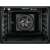 Electrolux EOD3H70X beépíthető sütő belső tere ventilátorral és rácsrendszerrel