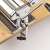 Girmi IM90 manual pasta maker, stainless steel, clamp for attaching to table