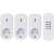 Emos P0069 remote controlled socket set with 3 sockets and 1 remote control