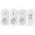 Emos smart socket set with remote control, 3 sockets and 1 remote