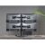 Equip 650127 quad monitor desk mount in office setting