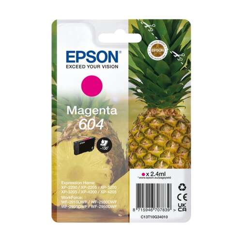 Wkład atramentowy Epson 604 Magenta, oryginalny, do drukarek Epson