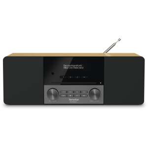 Technisat DigitRadio 3 DAB+ rádió CD lejátszóval, FM rádióval, USB és Bluetooth-tal, fa burkolattal - TechniSat