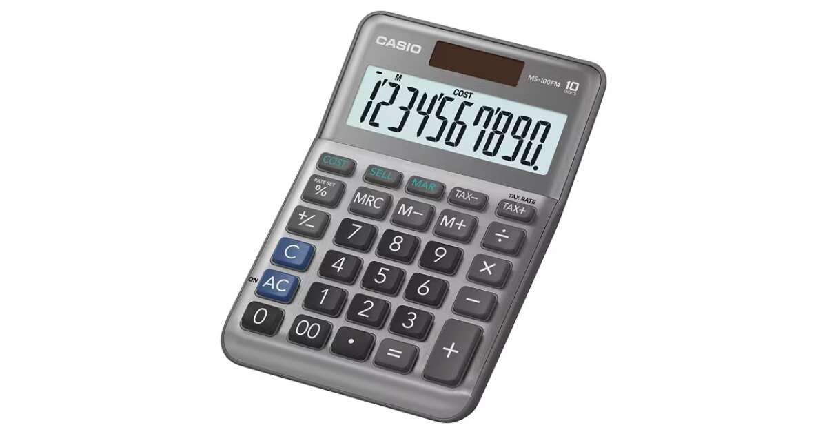 Calculator best sale ms 100