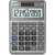 Casio MS-100FM Tischrechner, grau, 12-stellige Anzeige, solarbetrieben