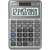 Casio MS-100FM Tischrechner, grau, 12-stellige Anzeige, solarbetrieben