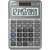 Casio MS-100FM Tischrechner, grau, 12-stellige Anzeige, solarbetrieben