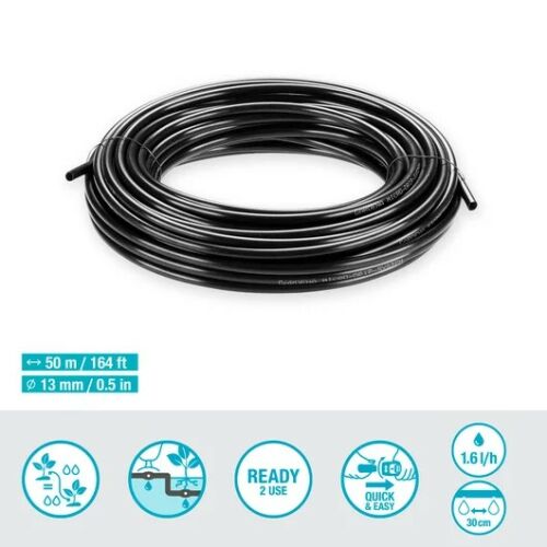 Gardena 50m Micro-Drip-System Csepegtetőcső méretei és jellemzői - Csepegtető öntöző