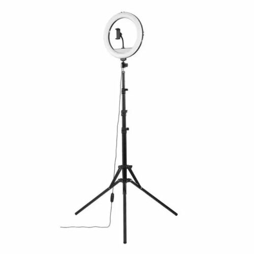 Lampa pierścieniowa LED Hama SpotLight Steady 120 II ze statywem