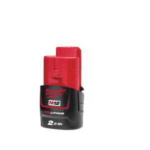 Milwaukee M12B2 12V / 2,0 Ah Baterie Li-Ion 72552063 - Baterii și încărcătoare pentru unelte