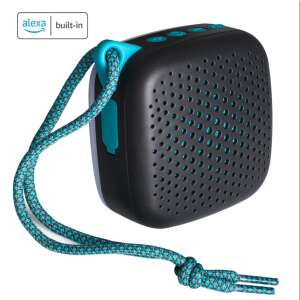 Boompods Rhythm hordozható Bluetooth hangszóró Alexa beépített funkcióval, fekete - Boompods