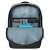 Targus Sagano Commuter 16 inch laptop backpack, grey, open view, showing the inside compartments
