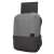 Targus Sagano Commuter 16 inch laptop backpack, gray, back view, showing laptop sleeve