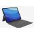 Калъф с клавиатура Logitech Combo Touch за iPad 12.9 инча изглед под ъгъл