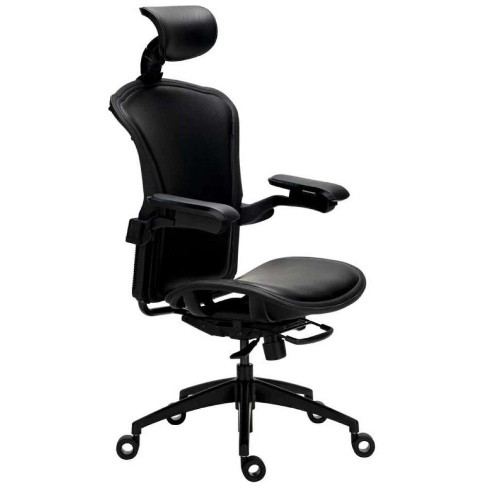Tesoro alphaeon e5 hibrid multiplex bőr gamer szék - fekete