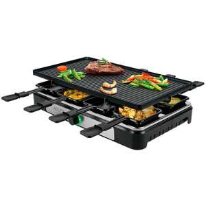 Adler AD 6616 electric grill with removable grill plate and individual pans for raclette - Tabletop Grill