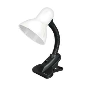 Esperanza Procyon E27 lampă de masă cu clips, alb/negru 72098627 Lămpi de masă