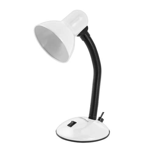 Esperanza Arcturus E27 desk lamp, white/black