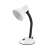 Esperanza Arcturus E27 desk lamp, white/black
