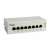Equip 227369 8 Port Cat.6 Desktop Patch Panel, hellgrau, Vorderansicht