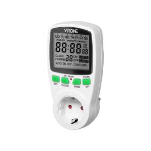 Virone DT-1(GS) digital timer, 16 programs, white - Electrical Installation