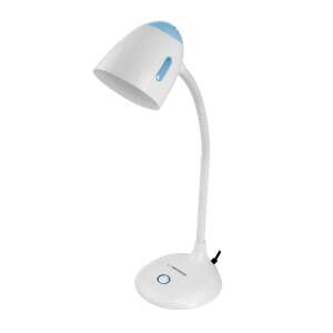 Esperanza Electra E27 desk lamp, white and blue - Lamp & Lighting