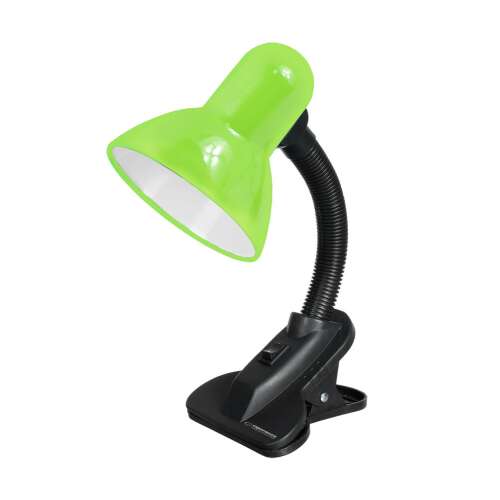 Esperanza Procyon E27 clip-on desk lamp, green