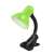 Esperanza Procyon E27 clip-on desk lamp, green