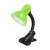 Esperanza Procyon E27 clip-on desk lamp, green