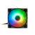 Sharkoon SilentStorm 120mm PWM RGB PC ventilátor, elülső nézet, fekete