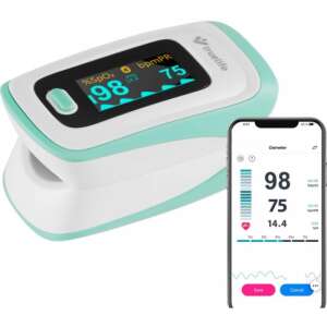 TrueLife X5 BT Pulse Oximeter, white, with smartphone app - Pulse oximeter