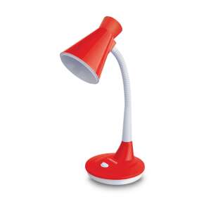 Esperanza Diadem E27 red and white desk lamp with flexible arm - Lamp & Lighting