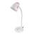 Esperanza Electra E27 desk lamp, white and pink