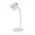 Esperanza Electra E27 desk lamp, white and pink