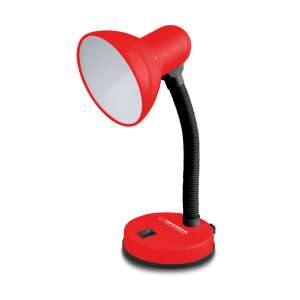 Esperanza Vega E27 red and black desk lamp with flexible arm - Lamp & Lighting