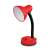 Esperanza Vega E27 red and black desk lamp with flexible arm