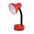 Esperanza Vega E27 red and black desk lamp with flexible arm