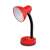 Esperanza Vega E27 red and black desk lamp with flexible arm