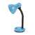 Stolná lampa Esperanza Vega, modrá, bočný pohľad