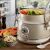 Ariete Vintage Rice Cooker steaming vegetables and fish